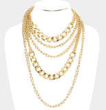 LINK ME NECKLACES-GOLD