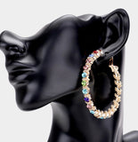 Bright Rocks Earrings- Gold