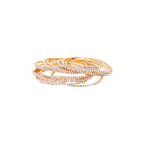 Pile Them Up Bracelets- Gold Bling