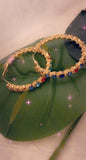Bright Rocks Earrings- Gold