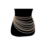 CHAIN REACTION BELT! Gold