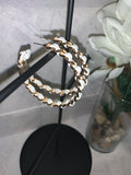 Leather & Links (White/Gold)