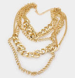 LINK ME NECKLACES-GOLD