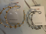 All That Ice Hoop Earrings - Gold