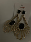 Top Tier - Earrings - Gold