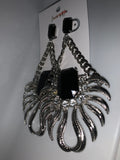 Top Tier - Earrings-Silver