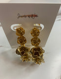 Golden Flowers-Earrings