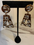 Rocks ‘R’ Us Earrings-Clear Stone