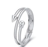 Arrow Cuff Bracelet- Silver
