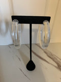Love My Hoops Earrings- Clear