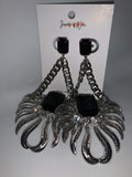 Top Tier - Earrings-Silver