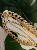 Cuban Link Up Anklet