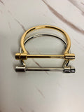 Don’t SCREW with Me Bracelet-Gold