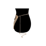 CHAIN REACTION BELT! Gold
