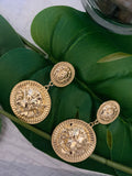 The Boss! Lion Head Earrings
