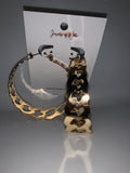 Bossy - Chain Hoop Earrings