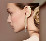 Cuffin’ Szn Earrings-Gold/Bling