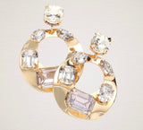 Embellished Clear Stone Earrings